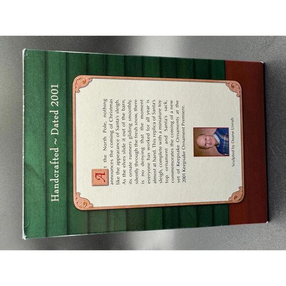 Hallmark Keepsake Ornament. Santa's Sleigh - Picture 2 of 13